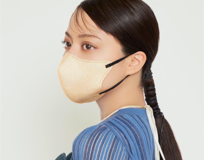 MSize ベージュ × ブラック紐 内側ベージュカラー