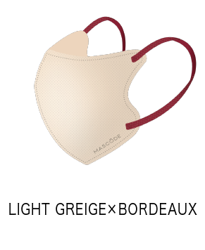 LIGHT GREIGE × BORDEAUX